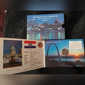 2003 Missouri Uncirculated Quarter Collector Set with Illustrated Folder